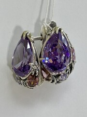 Медея (серьги из серебра)