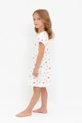сорочка  для девочки  К 1156/конфетти из сердечек на сахаре