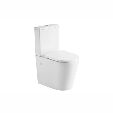 Aquatek AQ1273ST-00 AQ1273ST-00 ОБЕРОН Унитаз напольный безободковый TORNADO с бачком 600*365*810мм, горизонтальный выпуск, тонкое сиденье с механизмом sc, крепеж