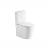Aquatek AQ1273ST-00 AQ1273ST-00 ОБЕРОН Унитаз напольный безободковый TORNADO с бачком 600*365*810мм, горизонтальный выпуск, тонкое сиденье с механизмом sc, крепеж