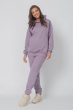 Утепленный спортивный костюм для беременных и кормящих 17661 сирень
