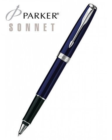 Ручка перьевая Parker Sonnet F139 Lacquer Azure Blue ST, F (S0704050)