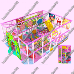 Детский игровой лабиринт "Приключения карамельки"