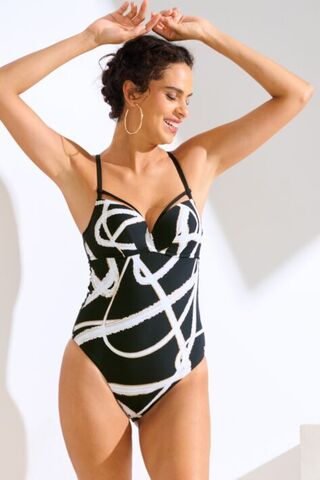 Слитный купальник с формованными чашками LISCA HONOLULU 043571