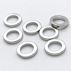 Коннектор Круг, родиевое покрытие, размер 9 мм, толщина 1,5 мм, цена за 1 шт