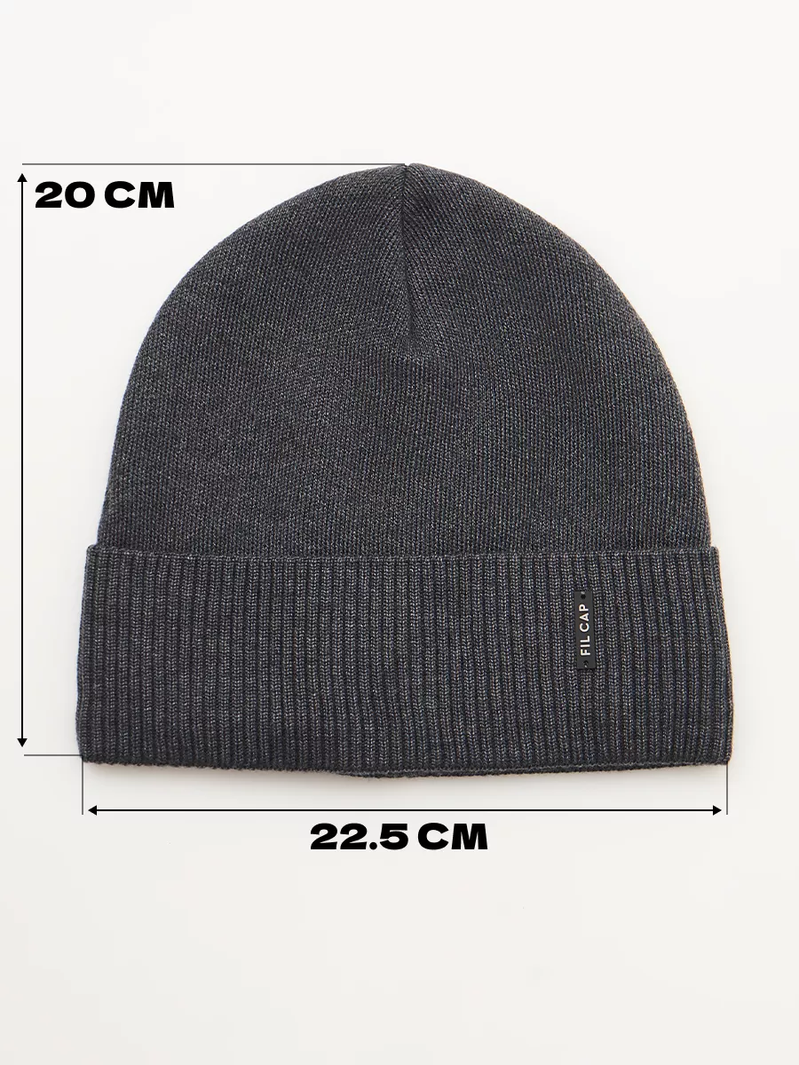 Шапка бини зимняя весенняя с флисом