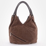 Сумка Саломея 101 эко-замша шоколад