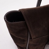 Сумка Саломея 2027 эко-замша кофе