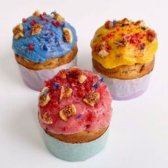 Предзаказ! Кулич пасхальный с инжиром и грецким орехом "Choco Rainbow", 210 г