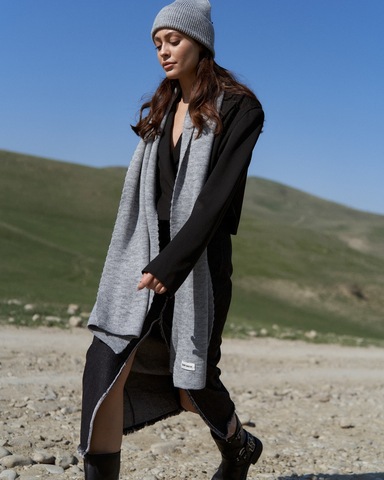 Шапка и шарф WINTER GREY