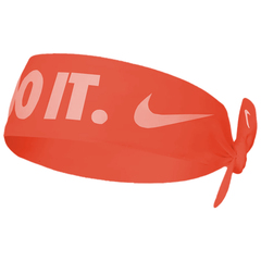 Бандана теннисная Nike Dri-Fit Head Tie Skinny Printed - chile red/bright mango/ember glow