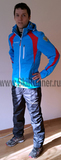 Ветрозащитная мембранная куртка Nordski Blue/Black мужская