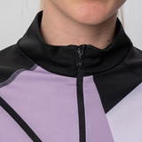 Женский лыжный гоночный комбинезон Nordski Heat Black/Lavender