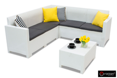 Комплект мебели Bica NEBRASKA CORNER Set (углов. диван, столик), белый
