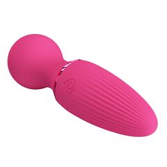 Розовый мини-wand Dwayne - 12 см. - 