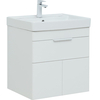 Aquanet 312425 Тумба с раковиной Ирис new 60 подвесная 2 ящ. цв. белый глянец (312425)