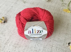 Пряжа ALIZE "Lanacoton" 56 красный
