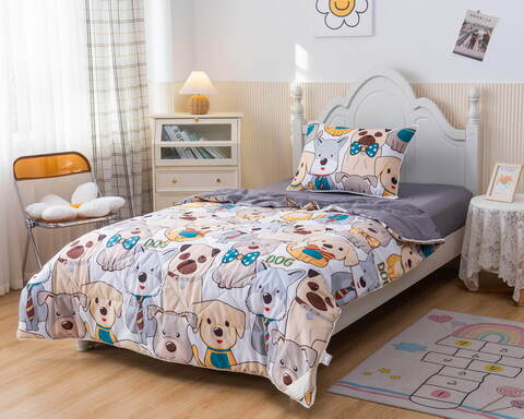 Детское постельное белье 1.5 спальное Sofi De MarkO Собачки