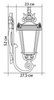 Светильник садово-парковый, 60W 230V E27 IP44 черное золото, PL4001 (Feron)