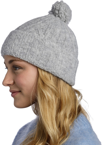 Картинка шапка вязаная Buff Hat Knitted Nerla Grey - 2
