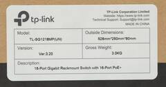 TP-Link TL-SG1218MP 18-портовый гигабитный коммутатор с 16 портами PoE+