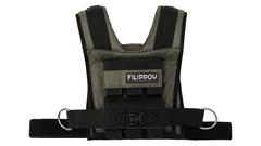 Жилет-утяжелитель Hard Training Filippov 13кг (зеленый), зеленый