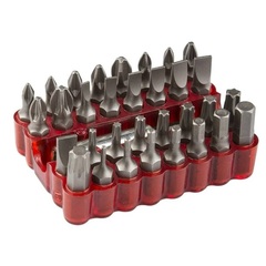 ЗУБР 33 шт, набор бит с магнитным адаптером (26045-H33)