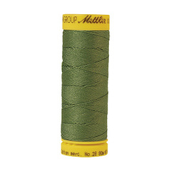 Нить швейная отделочная Silk-Finish Cotton (намотка 80 м) (Mettler, 100%хлопок, 0840)