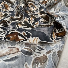 хлопок итальянский коричневые листья