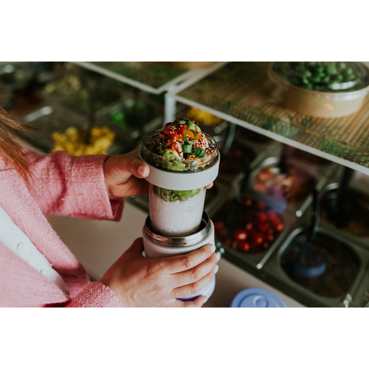 Съемный стакан для СВЧ к ланчбоксу Kambukka Bora (400 мл), Серый, арт. 11-06009 - фото 2