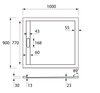 Cezares TRAY-AS-AH TRAY-AS-AH-140/80-30-W Поддон из искусственного мрамора
