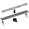 Timo DS230109/01 Душевой лоток Drain System 900 с вставкой "lines", Сатин (DS230109/01)