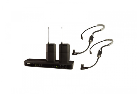 SHURE BLX188E/SM35 M17 662-686 MHz двухканальная радиосистема с двумя головными микрофонами SM35