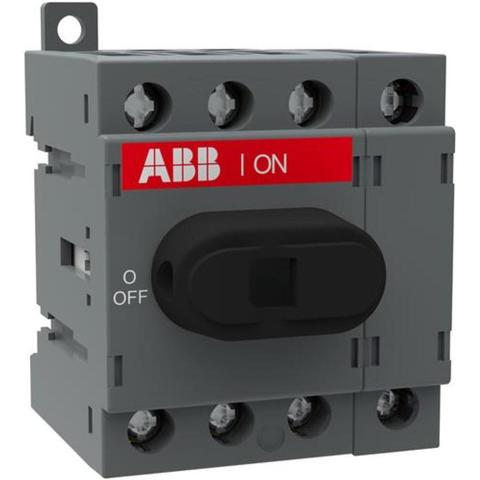 Выключатель нагрузки-рубильник до 40 A, 4-полюсный OT40F4N2. ABB. 1SCA104932R1001