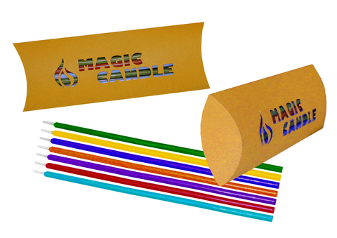 Волшебный набор из 28 тонких разноцветных свечей
