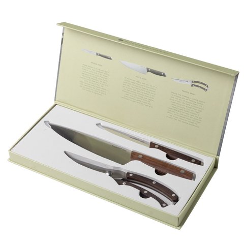 3пр Набор ножей с деревянной ручкой Ron