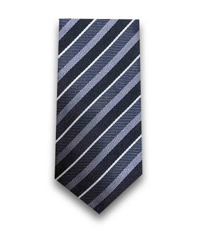 Галстук в полоску TSAREVICH, серый металлик