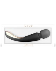 Черный вибромассажёр Lelo Smart Wand 2 Large - 30,4 см. - 