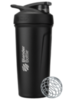 Картинка шейкер Blender Bottle Strada Stainless 709мл Black - 1