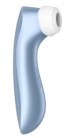 Голубой вакуум-волновой стимулятор клитора Satisfyer Pro 2 - Satisfyer 4009889