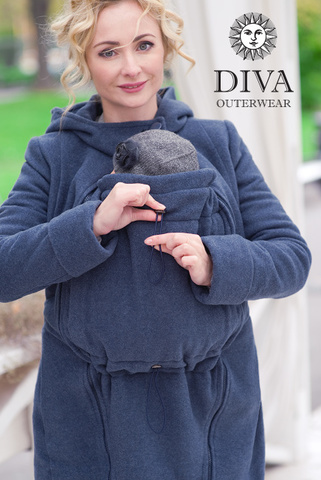 Слингопальто зимнее 3в1 Diva Outerwear Notte