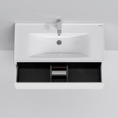 Тумба с раковиной, подвесная, 100 см, 2 ящика, белый глянец,  AM.PM X-Joy - M85AFHX1002WG