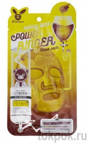 Тканевая маска для лица Elizavecca Honey Deep Power Ringer mask, 23 мл