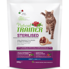 Natural Trainer Cat Adult Sterilised - Dry-Cured Ham