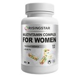 Мультивитаминный комплекс для женщин, Multivitamin complex for woman, Risingstar, 60 капсул 1