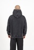 Худи Kultura oversize Premium garment dyed черный