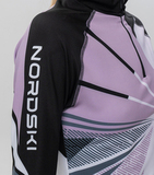 Женский лыжный гоночный комбинезон Nordski Heat Black/Lavender