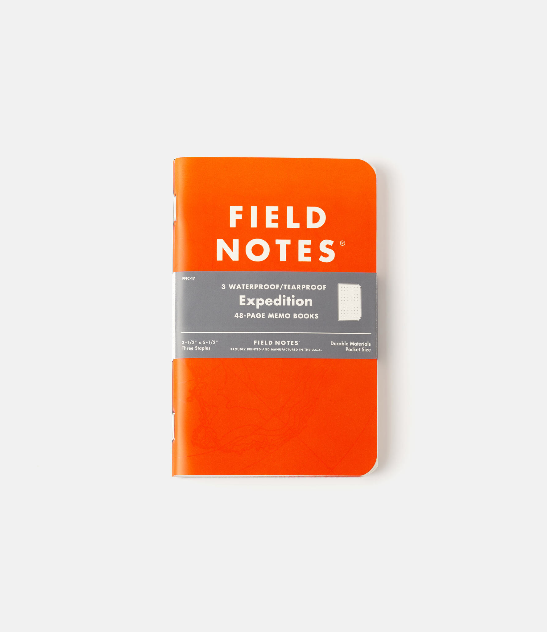 Field Notes Expedition — набор водонепроницаемых блокнотов