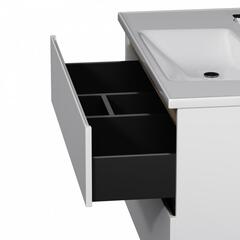 Тумба с раковиной, подвесная, 100 см, 2 ящика, белый глянец,  AM.PM X-Joy - M85AFHX1002WG