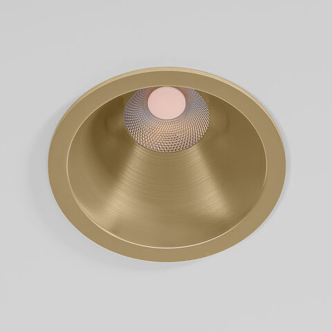 Встраиваемый светодиодный светильник Elektrostandard Forte 25071/LED 15W 4000K латунь